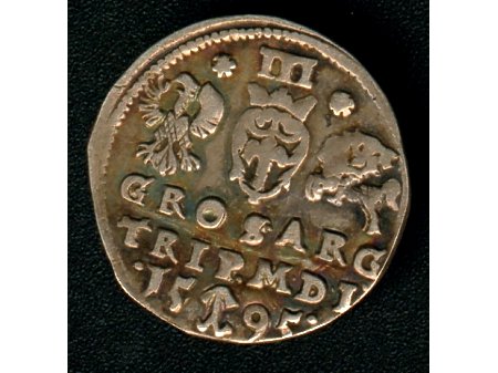 Trojak mennica Wilno- 1595 r-ładny