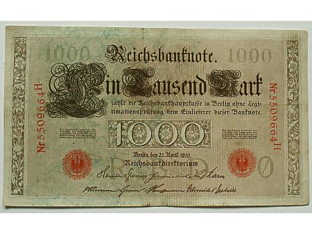 Niemcy- 1000 marek 1910
