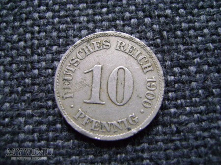 10 pfennigów 1900