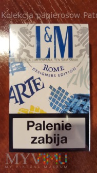 Duże zdjęcie Papierosy LM Blue " ROME " 2015 r.