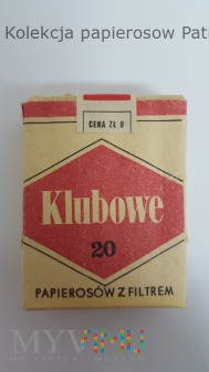 Papierosy KLUBOWE 1981 r. Poznań