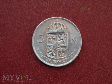 Duże zdjęcie Moneta: 5 kronor 1972