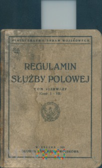 1921 - Regulamin Służby Polowej