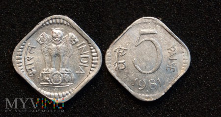Indie, 5 Paise 1981