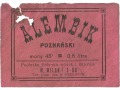 Alembik Poznański 0,6l, 45 %.
