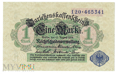 Niemcy - 1 mark 1914r.