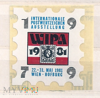 2.7a- WIPA 1981 Wien Label Austria