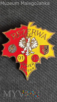 Duże zdjęcie Odznaka - Rezerwa Jesień 91 - Wiosna 93