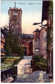 Wartburg Eisenach Burghof and Dirnitz Kat. Eisenac