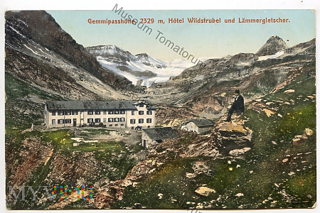 Gemmipasshohe - przełęcz - hotel - lodowiec