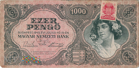 Węgry - 1 000 pengő (1945)