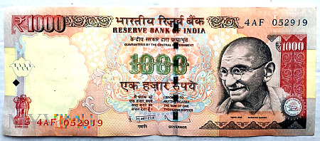 1000 rupii 2012