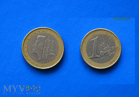 Moneta: 1 euro Holandia 2000
