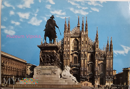 Mediolan - Wiktor Emanuel II + katedra (1966)