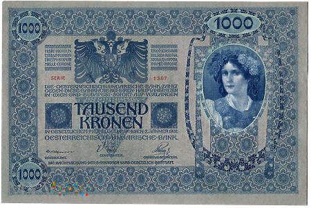 Austro-Wegry 1000 koron 2.01.1902