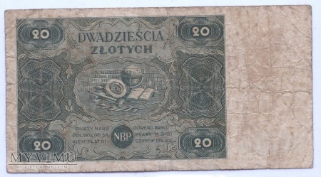 20 złotych - 1947.