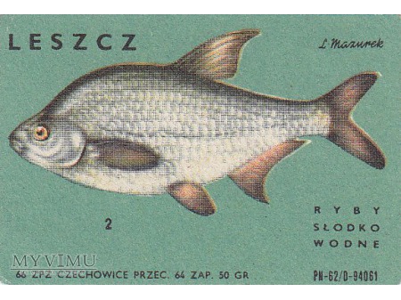 Etykiety z rybami słodkowodnymi (cz. 1)