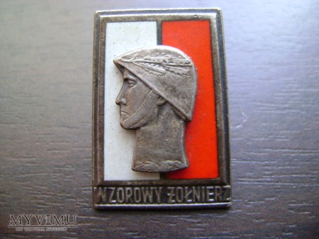 odznaka Wzorowy Żołnierz srebrna