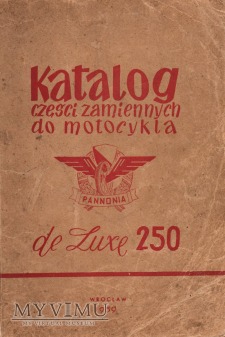 Pannonia de Luxe 250. Katalog części z 1959 r.