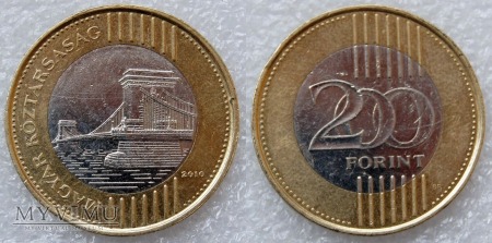 Duże zdjęcie Węgry, 200 Forint 2010