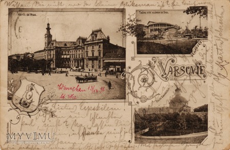Warszawa, przedwojenne pocztówki