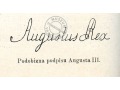 Podobizna podpisu króla Augusta III
