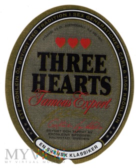 THREE HEARTS Famous Export