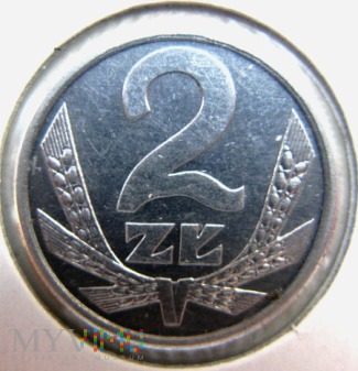 Duże zdjęcie 2 złote - 1990 r. Polska