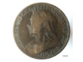 Moneta 1 pens 1897, One Penny Victoria
