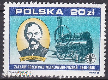 Industialist Hipolit Cegielski, 1883 steam locomot