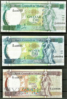 Malta 1967/1994 - 2.5 i 10 lira.