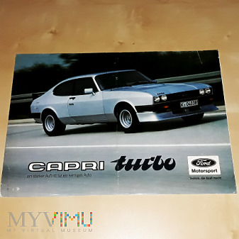 Prospekt Ford Capri Turbo 1981