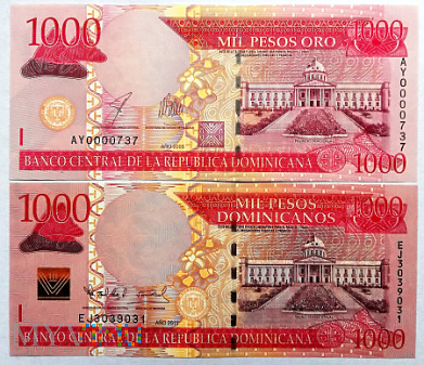 ZAGADKA 24 - Dominikana 1000 pesos