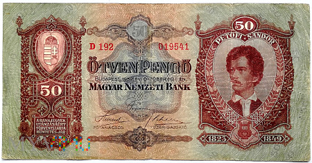 Węgry 50 pengo 1932
