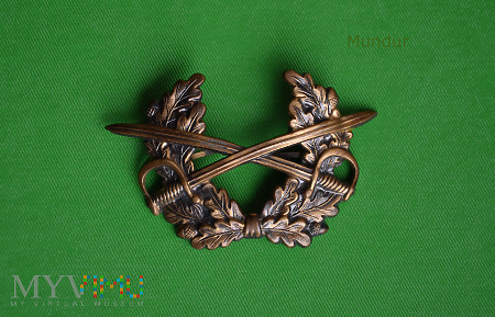 Bundeswehra: oznaka metalowa na czapkę