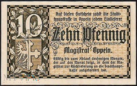 Oppeln-Opole 10 pfennig 1920
