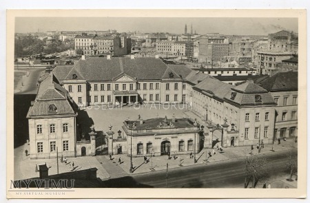 W-wa - Krakowskie Przed.- Pałac Potockich 1955