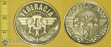 Medal kolejowy - związkowy ZZK