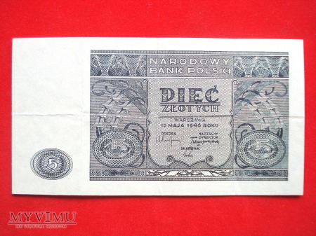 Duże zdjęcie 5 złotych 1946 rok