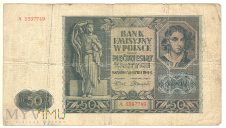 20 złotych Bank Emisyjny 1941