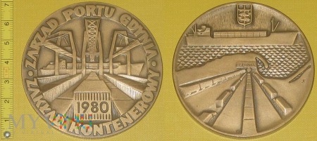 Medal kolejowy - przewozowy Portu Gdynia