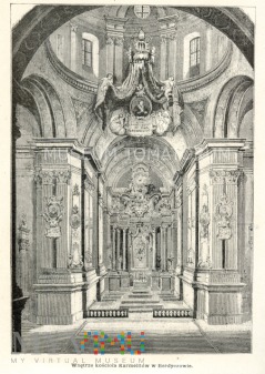Berdyczów - Wnętrze kościoła Karmelitów