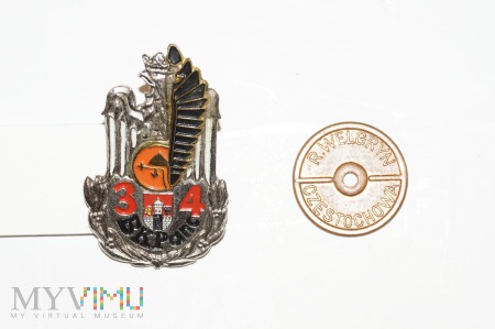 Duże zdjęcie Odznaka pamiątkowa 34 BKPanc - srebrna (2)