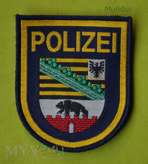 Duże zdjęcie Emblemat Polizei Sachsen-Anhalt