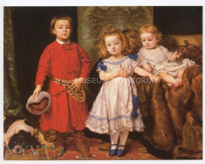 Duże zdjęcie Matejko - Portret trojga dzieci artysty