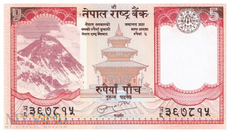 Duże zdjęcie Nepal - 5 rupii (2010)