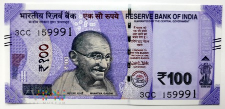 100 rupii 2018