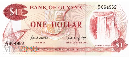 Gujana - 1 dolar (1989)