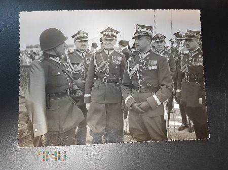 Duże zdjęcie Generalicja w 84 Pułku Strzelców Poleskich 1936