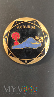 Odznaka MURUROA - Poligonu Atomowego - Francja